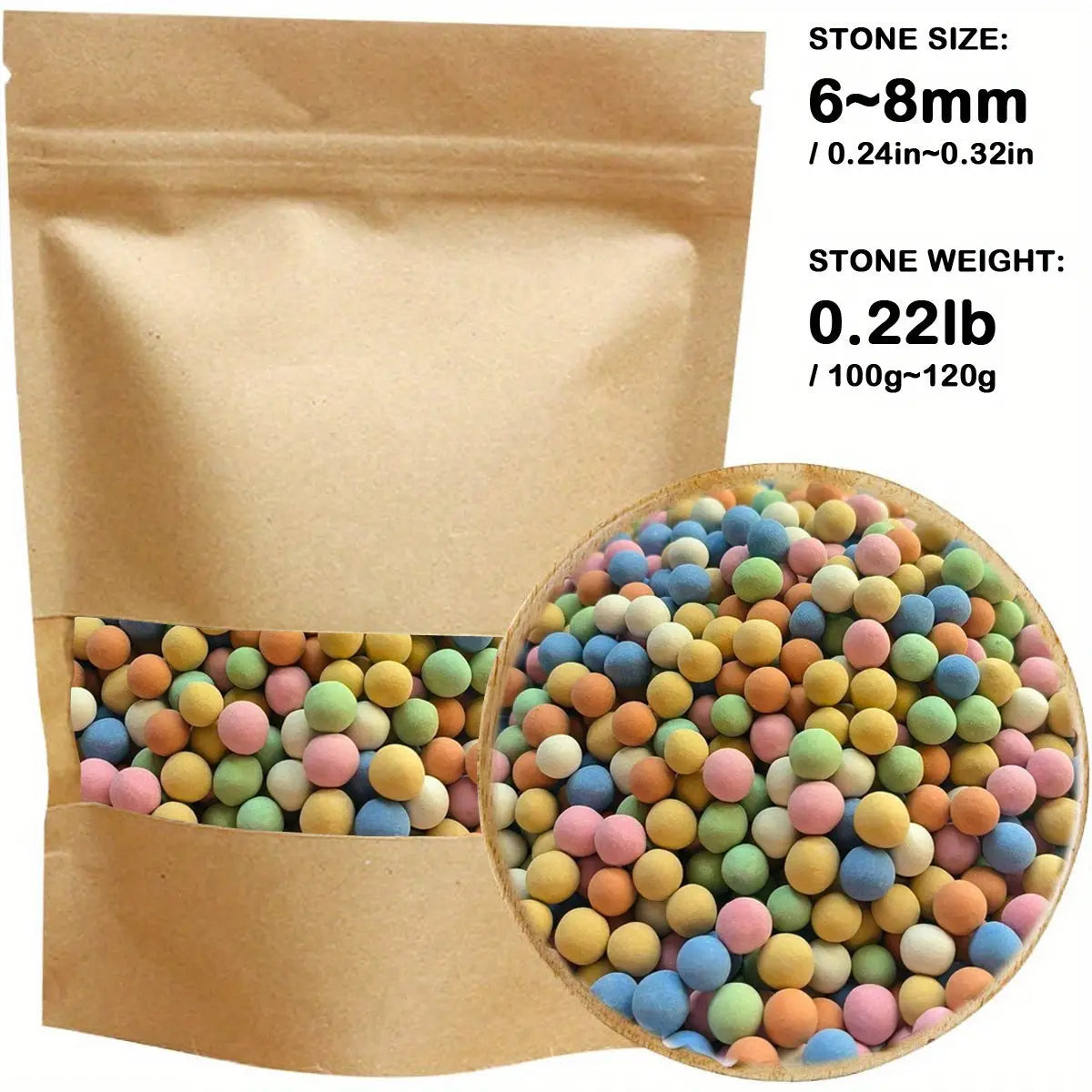 Petite pierre de couleur naturelle Le Coin Vert