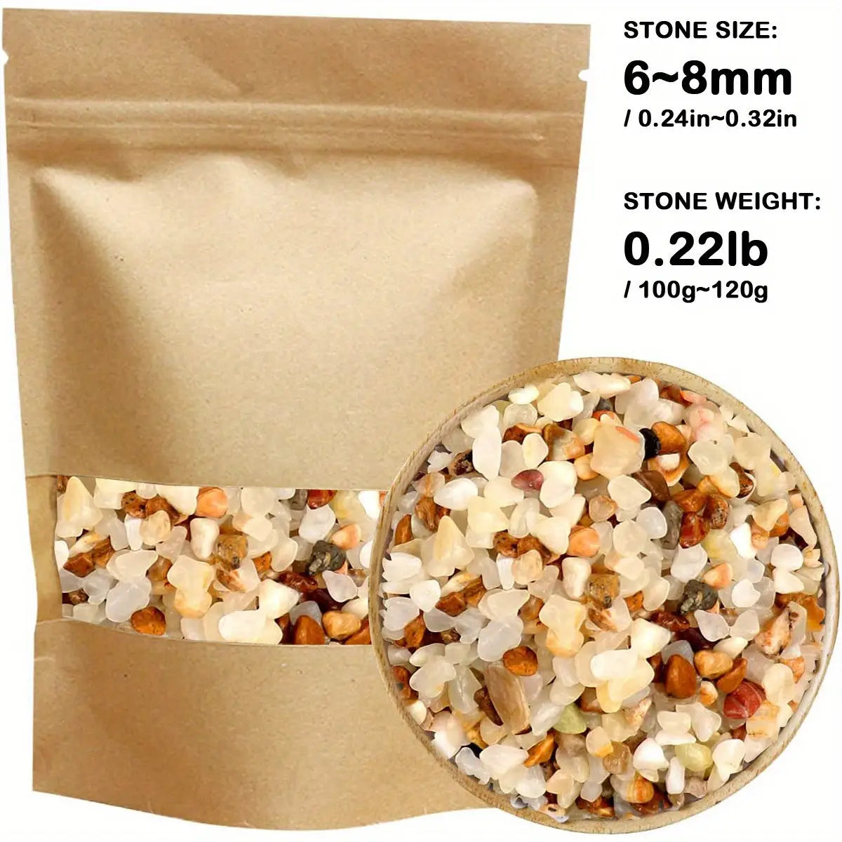 Petite pierre de couleur naturelle Le Coin Vert