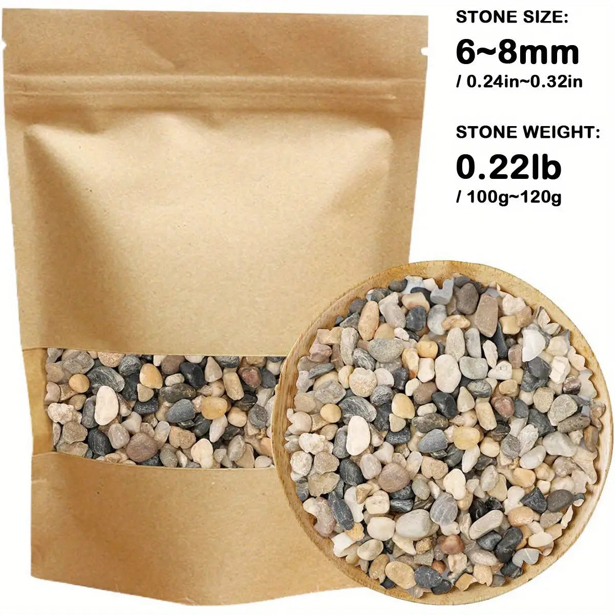 Petite pierre de couleur naturelle Le Coin Vert