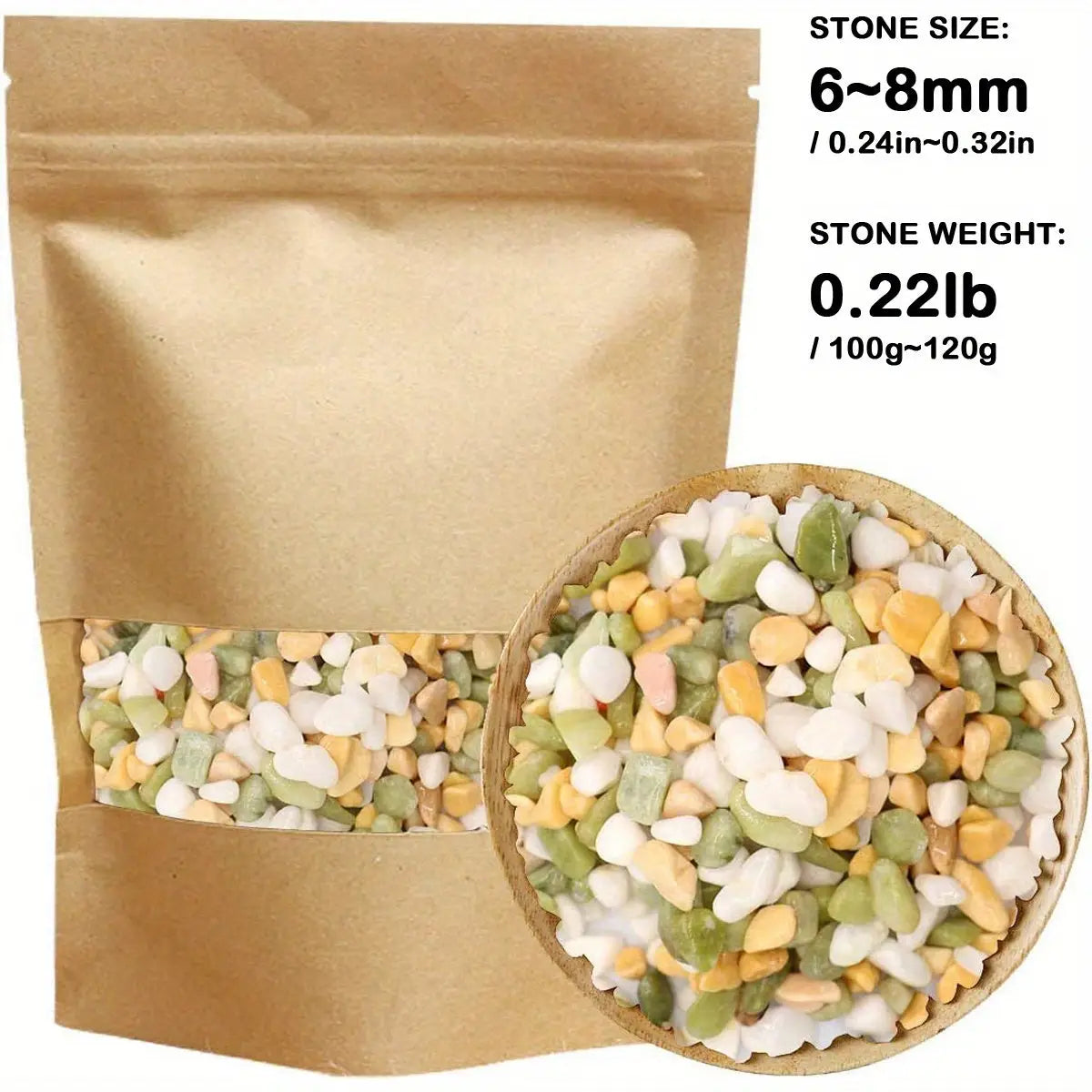 Petite pierre de couleur naturelle Le Coin Vert