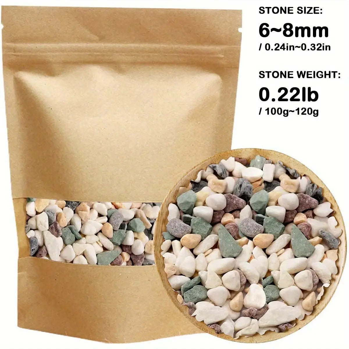 Petite pierre de couleur naturelle Le Coin Vert