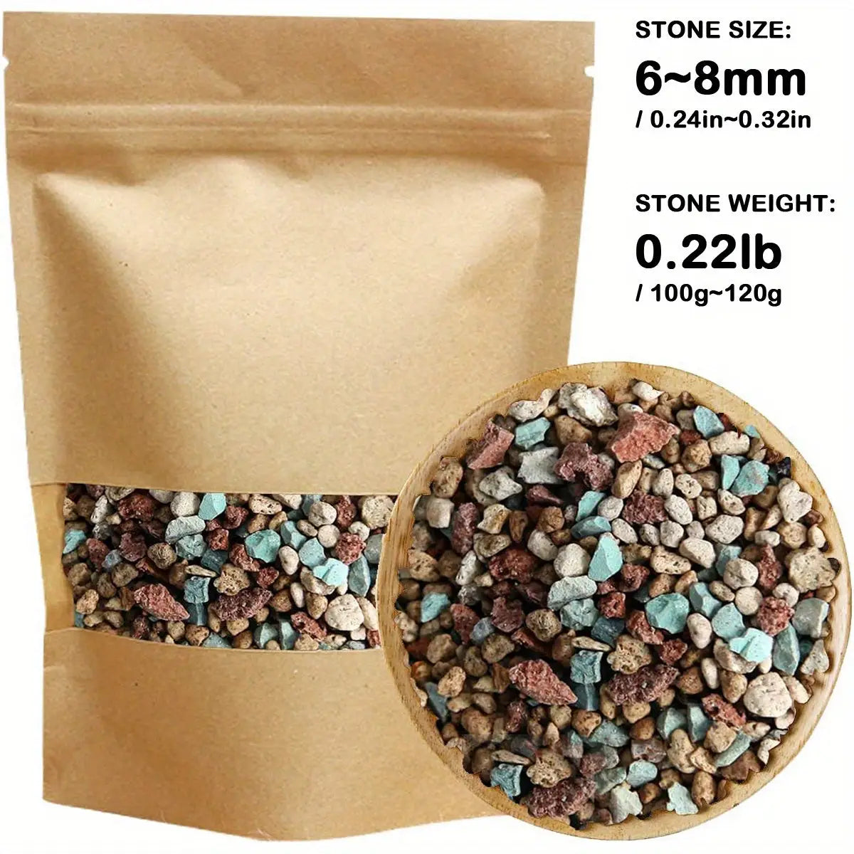 Petite pierre de couleur naturelle Le Coin Vert