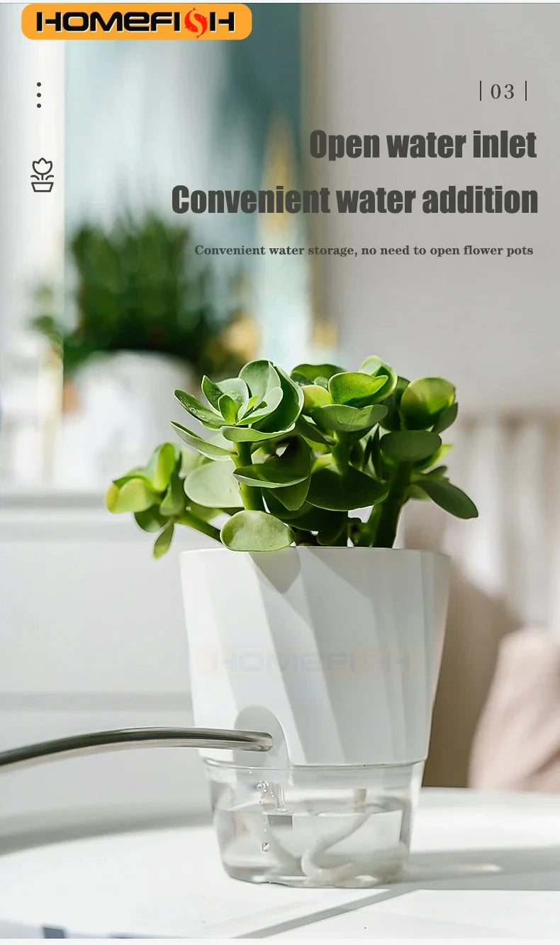 Pot de fleurs hydroponique Le Coin Vert