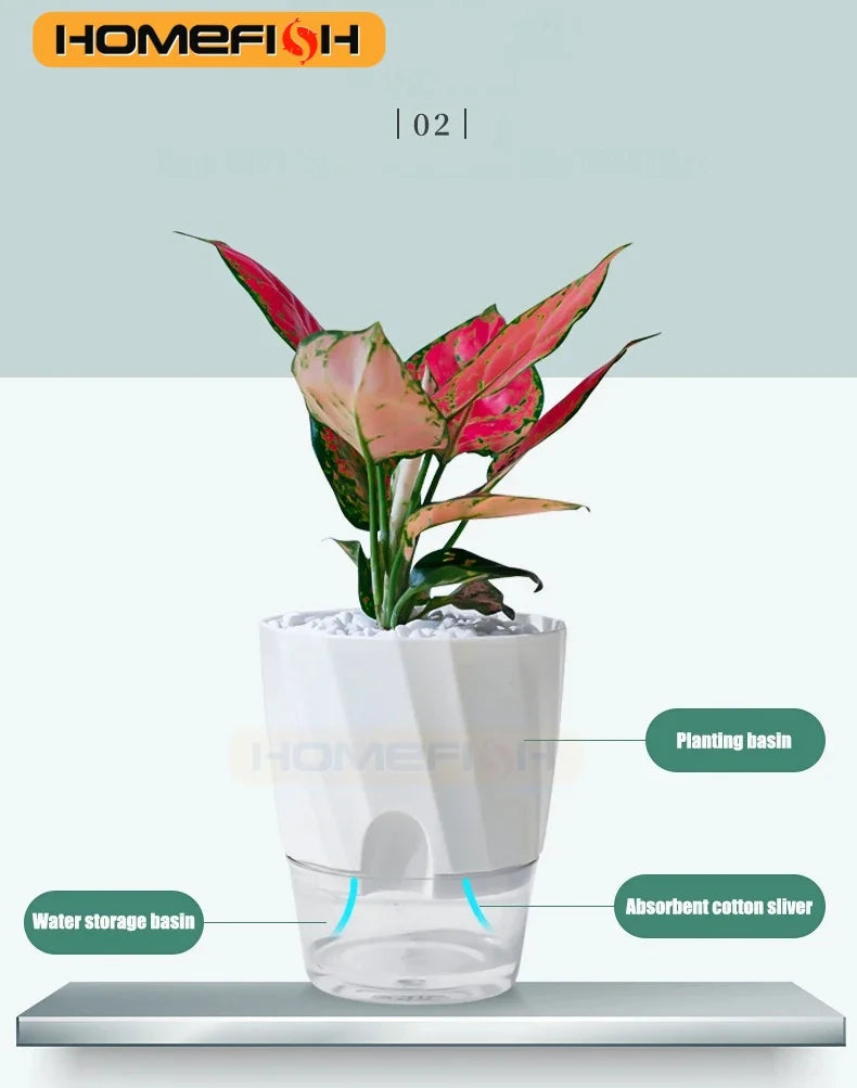 Pot de fleurs hydroponique Le Coin Vert