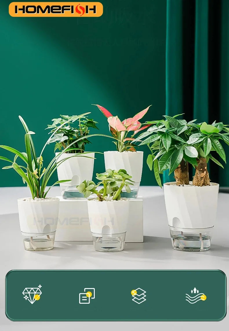 Pot de fleurs hydroponique Le Coin Vert