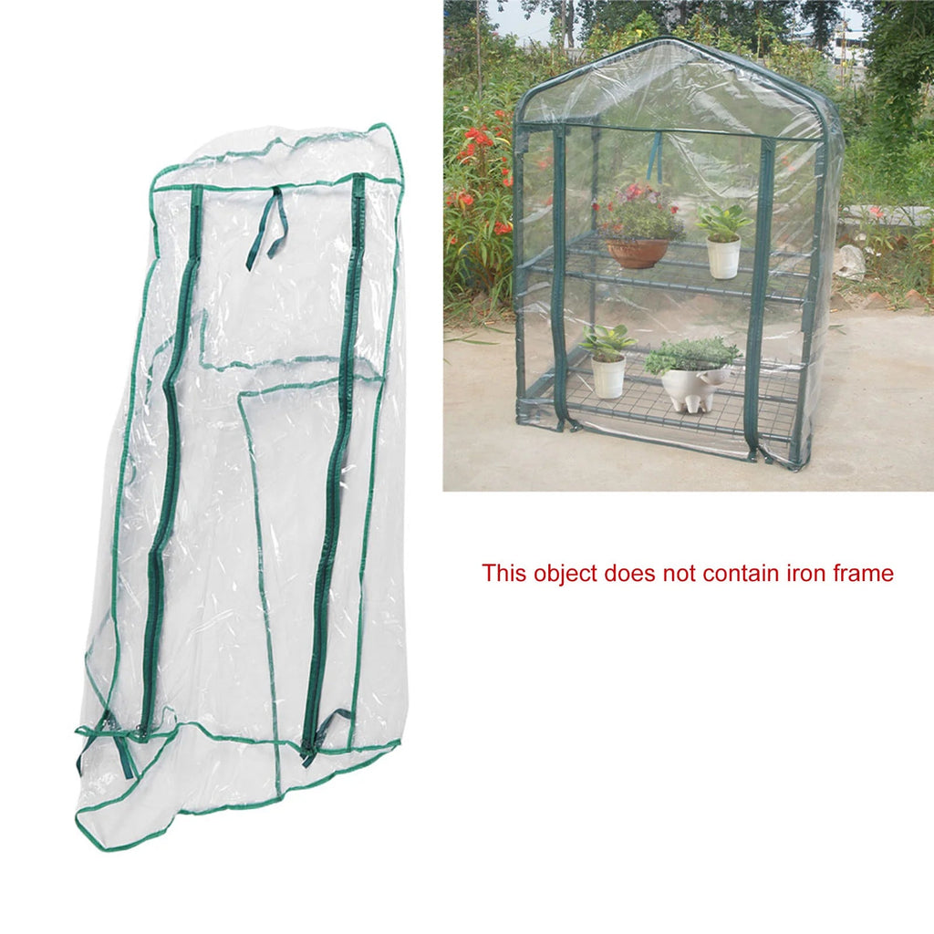 Mini Portable Garden Green House Warm Greenhouse Flower Plants Gardening Outdoor Without Stand Portable Greenhouse Garden House Le Coin Vert