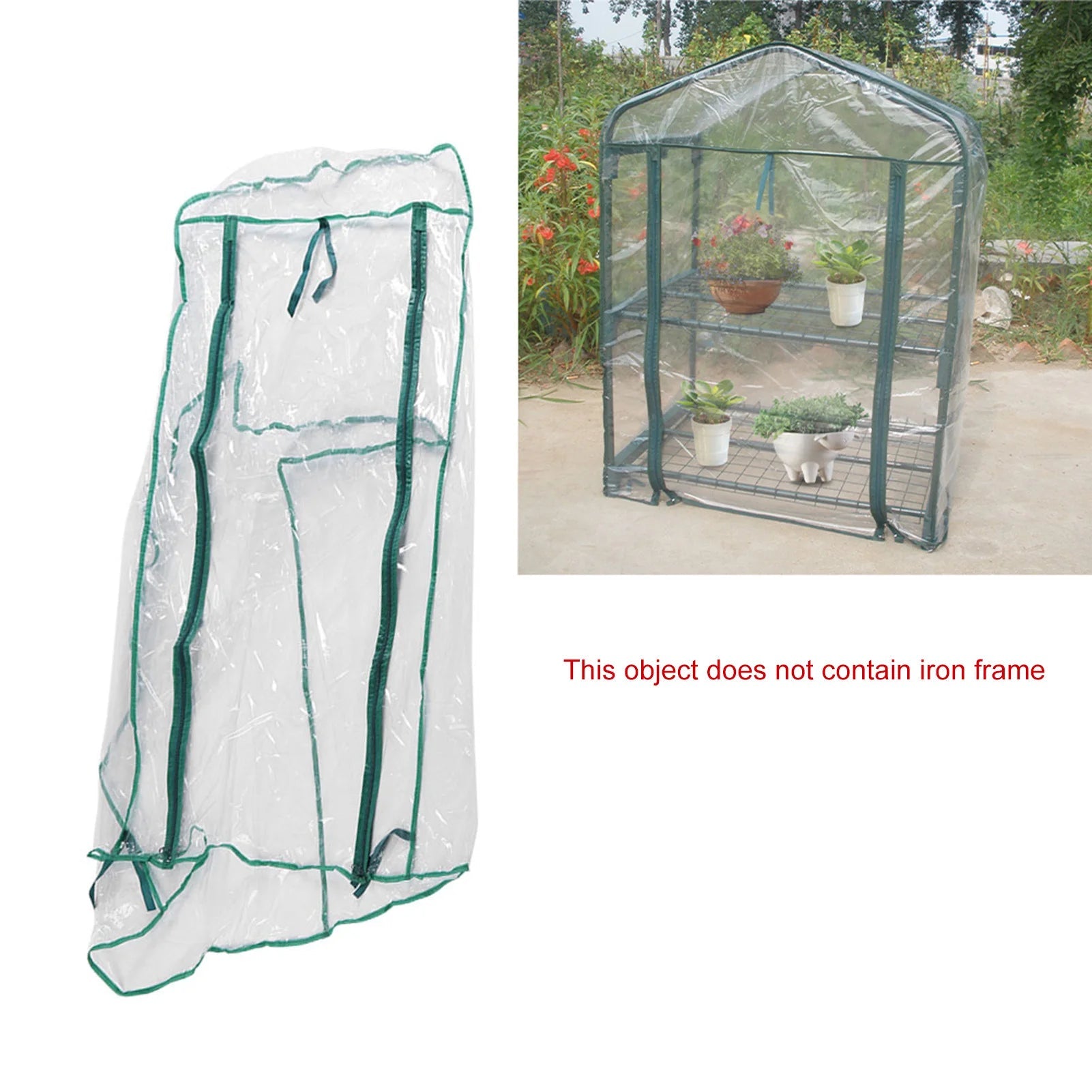 Mini Portable Garden Green House Warm Greenhouse Flower Plants Gardening Outdoor Without Stand Portable Greenhouse Garden House Le Coin Vert