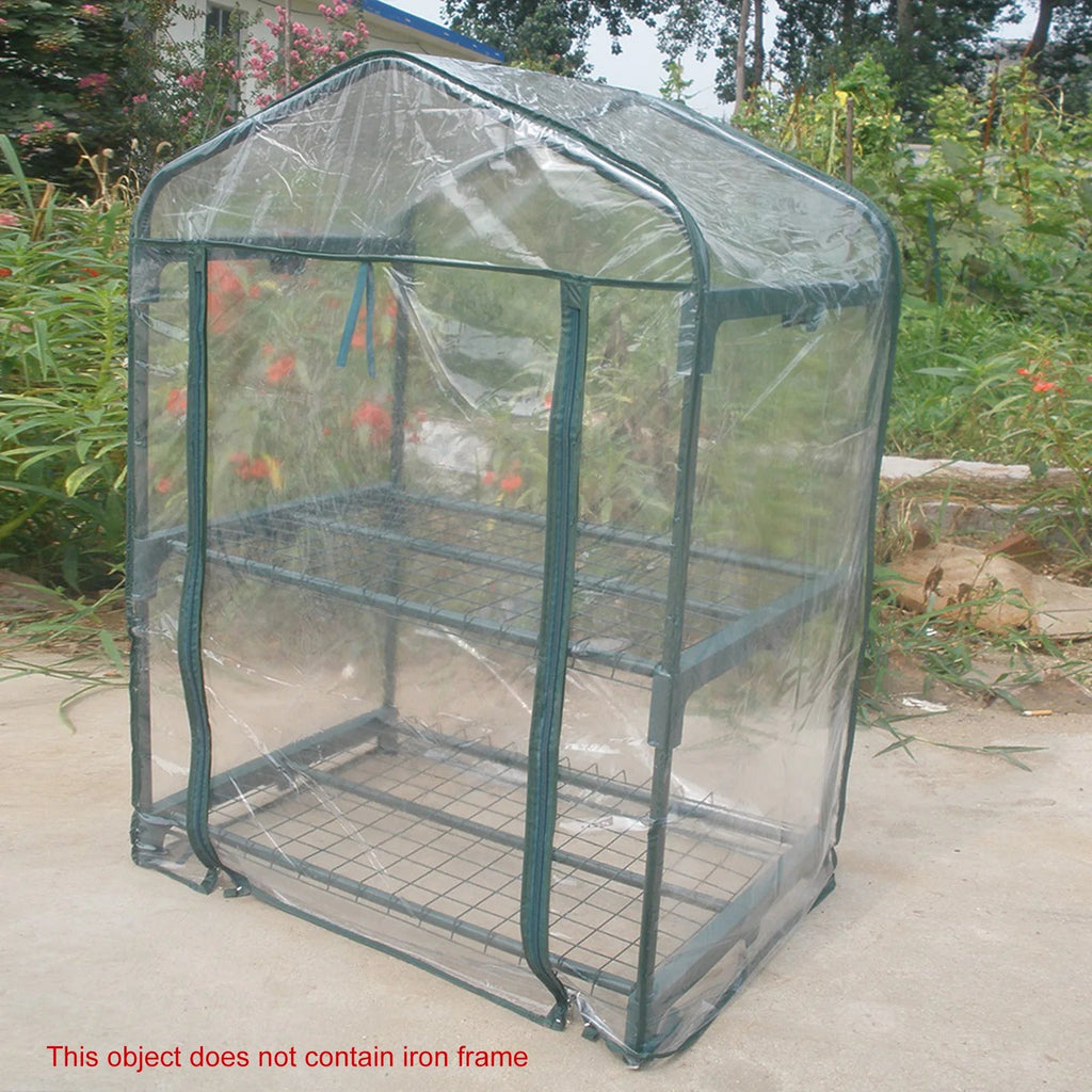 Mini Portable Garden Green House Warm Greenhouse Flower Plants Gardening Outdoor Without Stand Portable Greenhouse Garden House Le Coin Vert