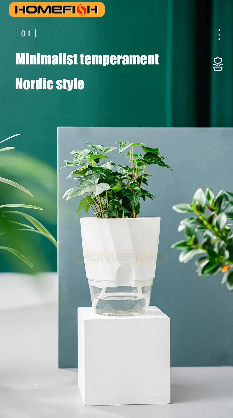 Pot de fleurs hydroponique Le Coin Vert