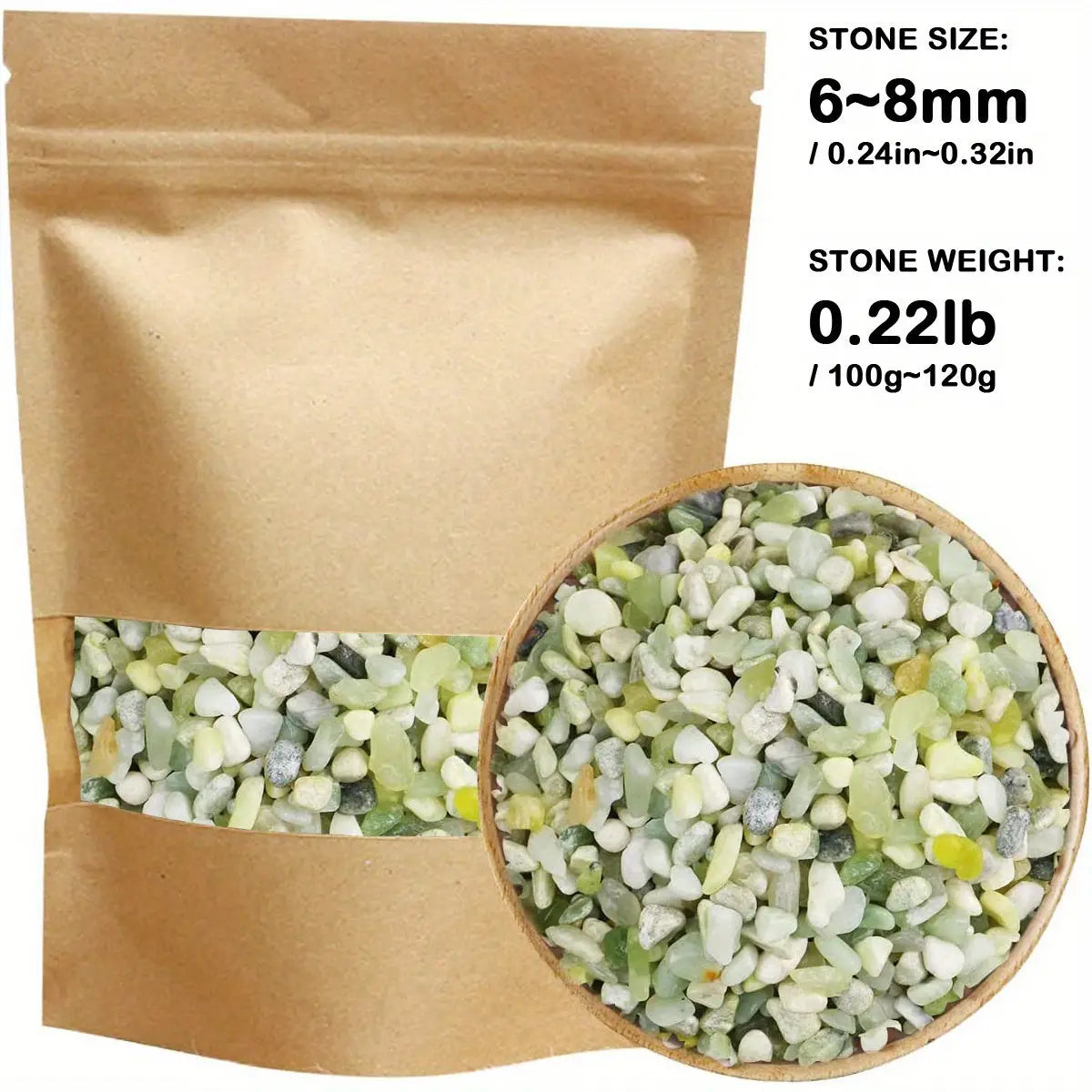 Petite pierre de couleur naturelle Le Coin Vert