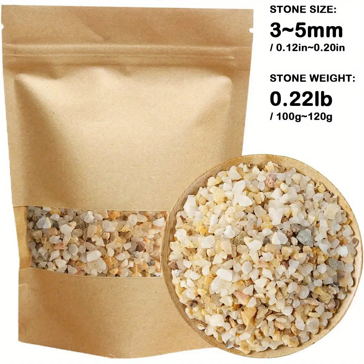 Petite pierre de couleur naturelle Le Coin Vert