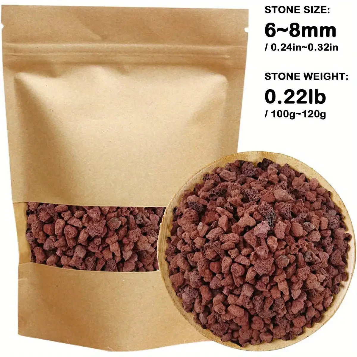 Petite pierre de couleur naturelle Le Coin Vert